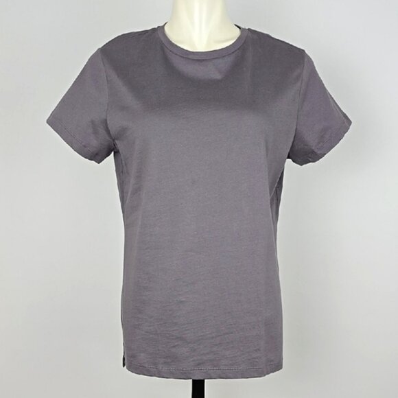 Bench Women's 3 New Crew Neck Short Sleeves Cotton Tees Pink Burgundy Grey Sz M - Picture 4 of 16